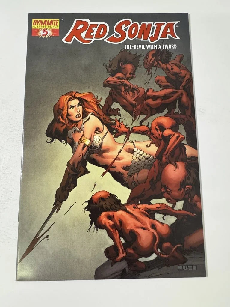 RED SONJA #5 VF+ Rubi Red Foil Variant LTD 600