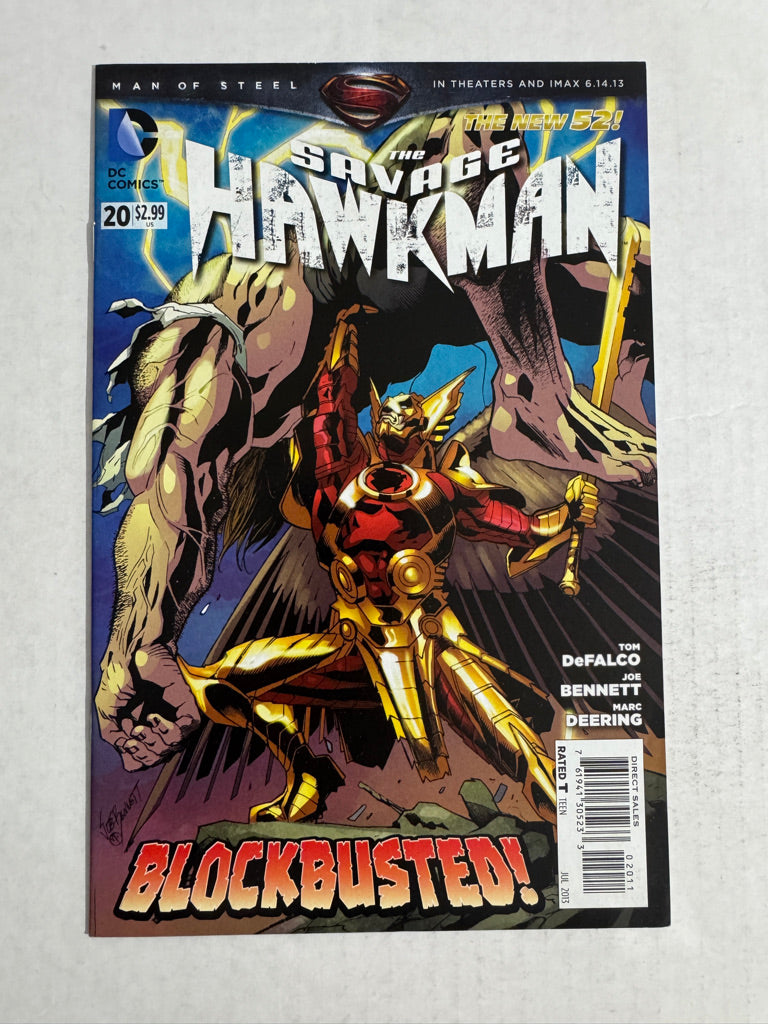 SAVAGE HAWKMAN #20 VF
