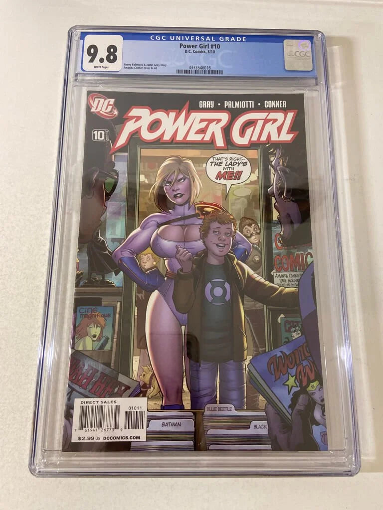 POWER GIRL #10 CGC 9.8 Amanda Conner Cover