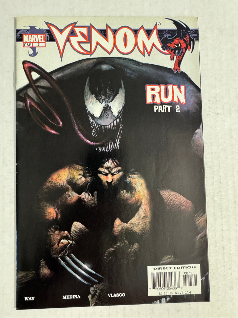 VENOM #7 VF Sam Kieth Cover