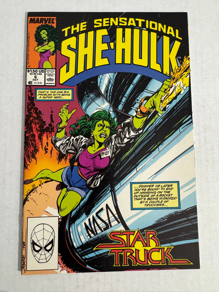 SENSATIONAL SHE-HULK #6 NM- John Byrne Cover