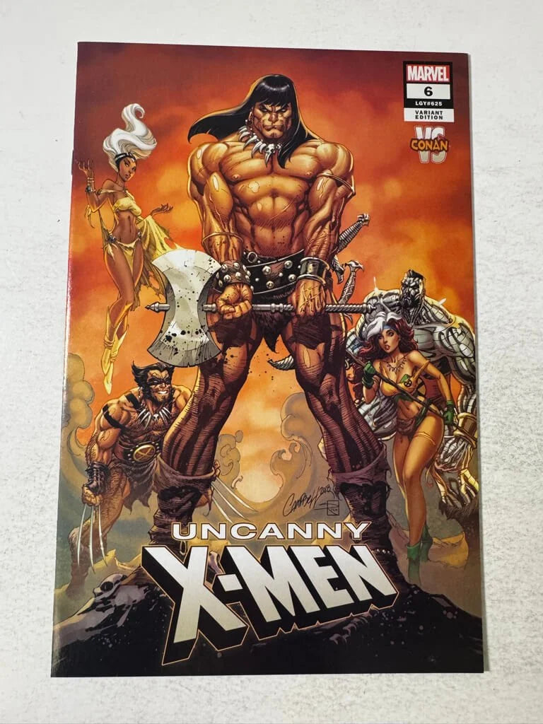 UNCANNY X-MEN #6 Vol 5 NM J Scott Campbell Conan Variant