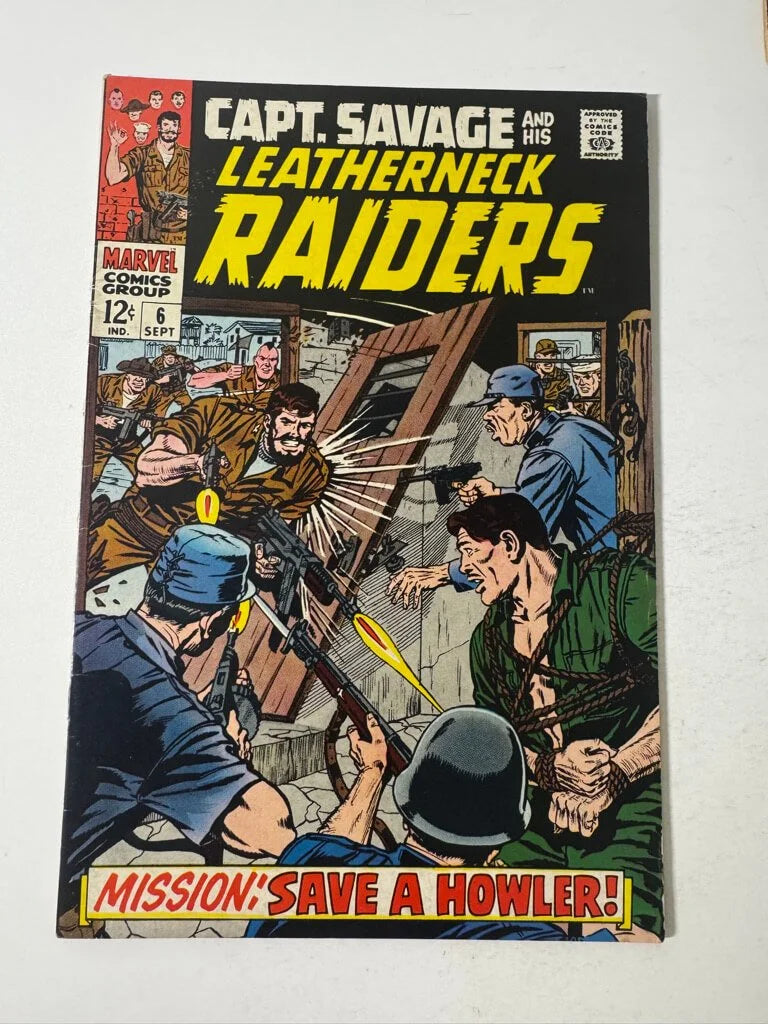 CAPTAIN SAVAGE AND HIS LEATHERNECK RAIDERS #6 FN-