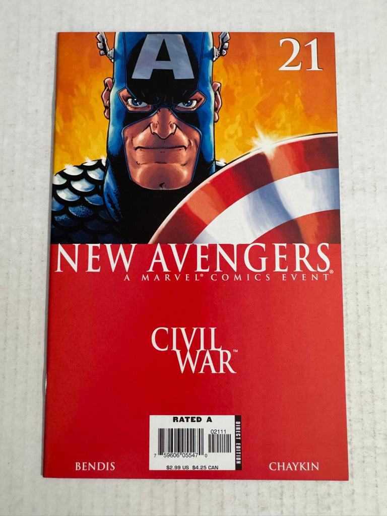 NEW AVENGERS #21 NM Howard Chaykin Cover
