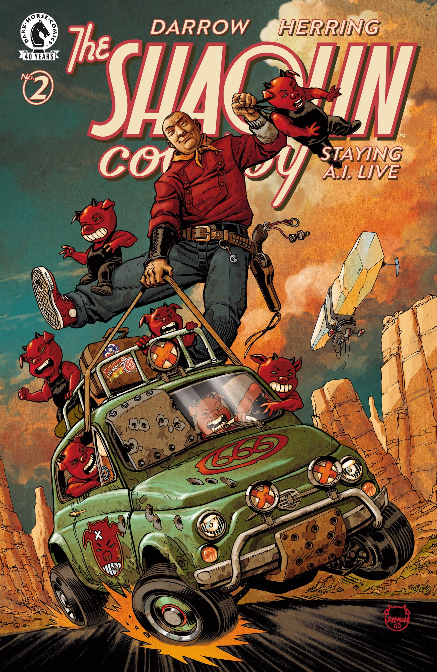 PRE-SALE: Shaolin Cowboy: Staying A.I.Live #2 (CVR C) (Dave Johnson)