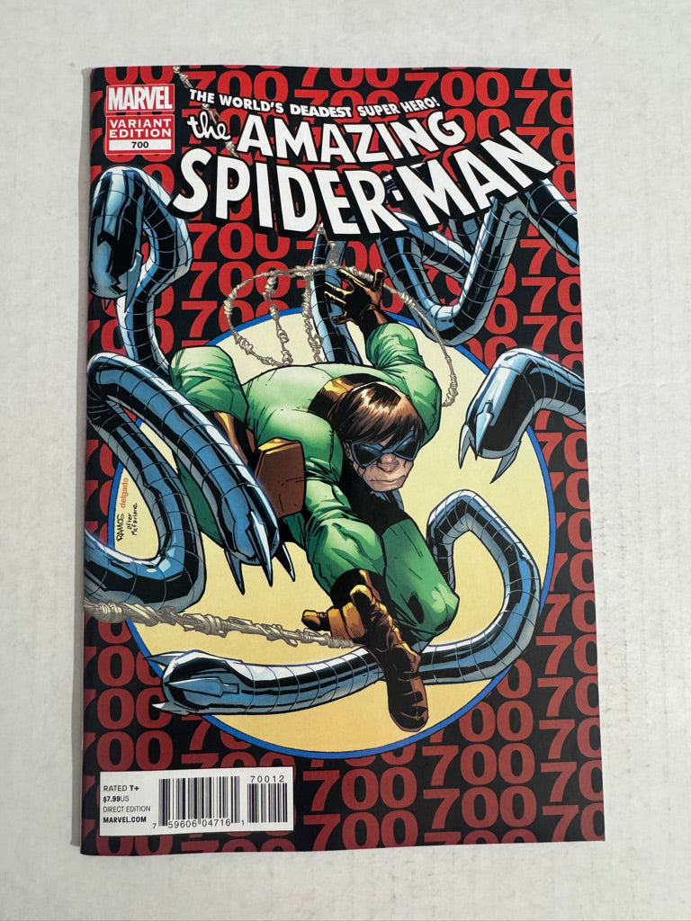 AMAZING SPIDER-MAN #700 NM 2nd Print Humberto Ramos Variant