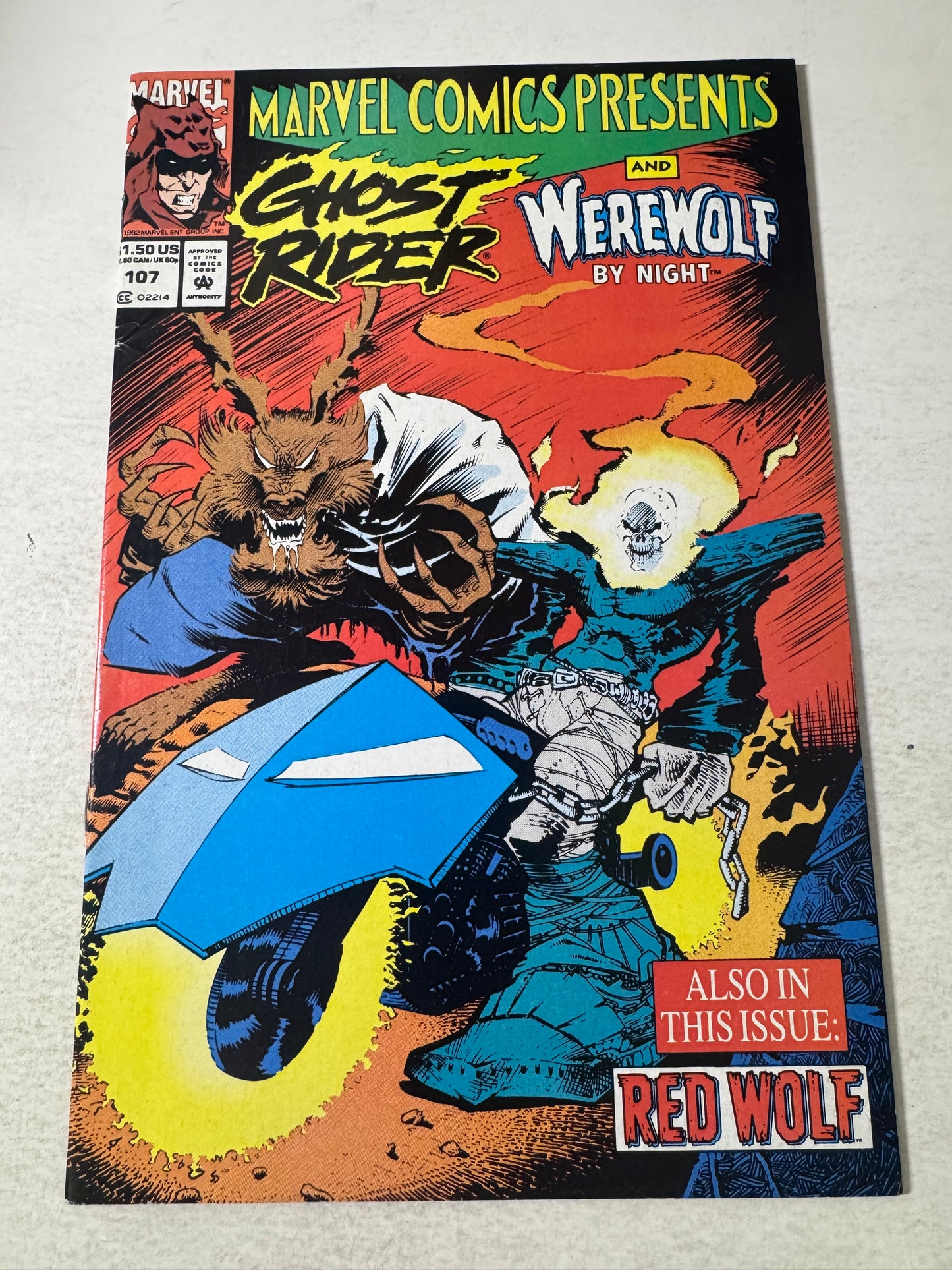 MARVEL COMICS PRESENTS #107 VF- Sam Kieth Cover NEWSSTAND