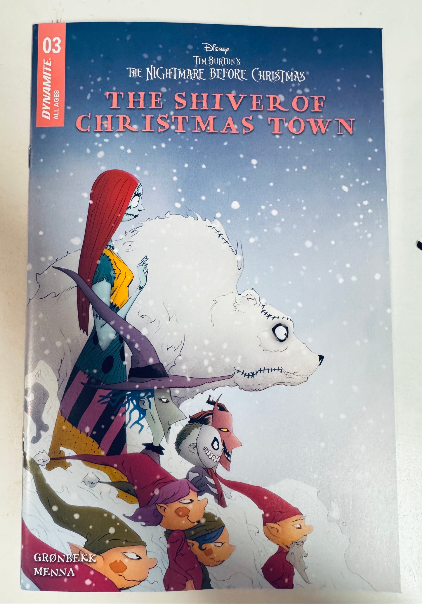 The Nightmare Before Christmas: The Shiver of Christmas Town #3 NM Jae Lee Cover