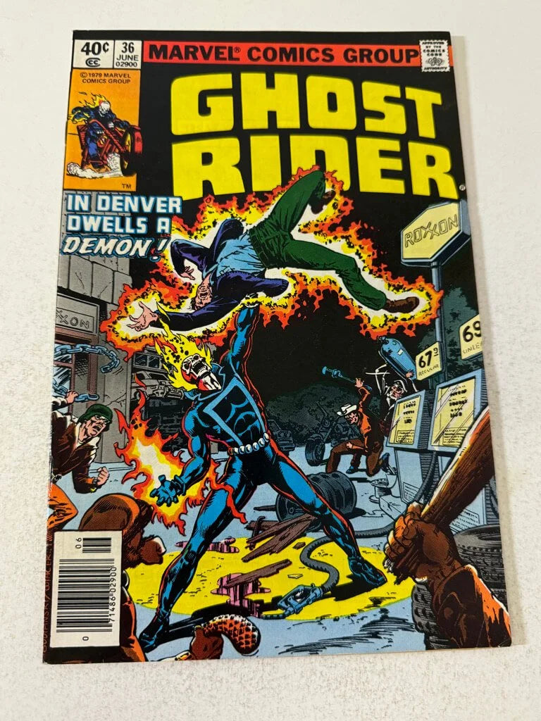 GHOST RIDER #36 VF NEWSSTAND