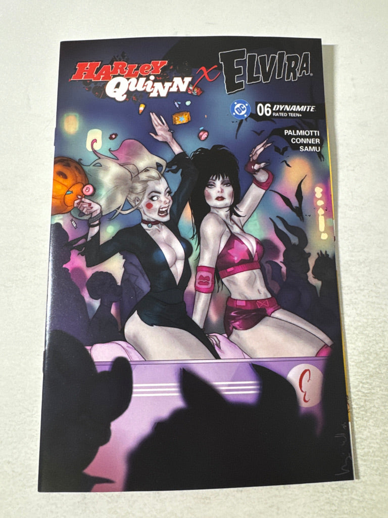 HARLEY QUINN X ELVIRA #6 NM Ben Caldwell Variant