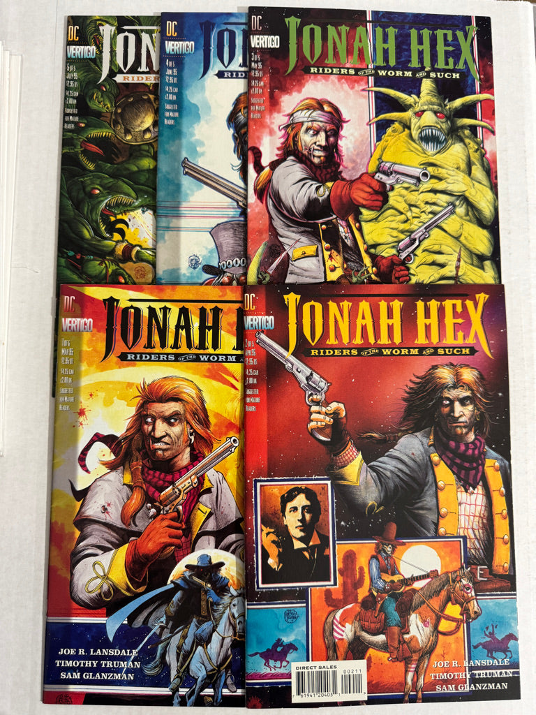 JONAH HEX Riders of The Worm and Such #1-5 SET