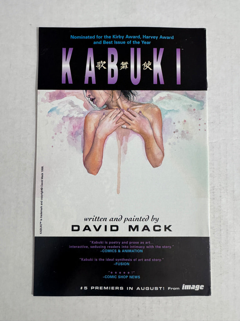 KABUKI #4 VF SIGNED by David Mack