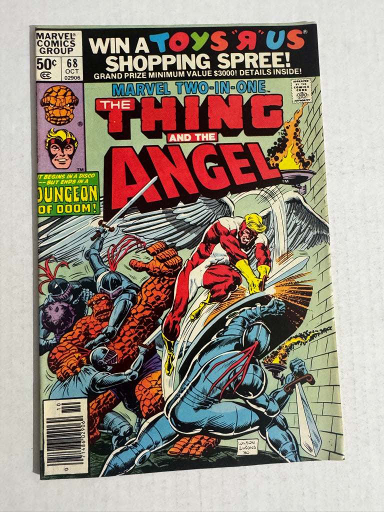 MARVEL TWO-IN-ONE #68 VF+ NEWSSTAND
