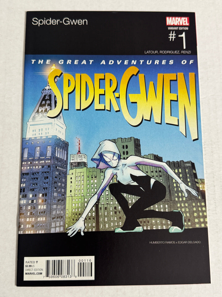 SPIDER-GWEN #1 Vol 2 NM- Humberto Ramos Hip Hop Variant