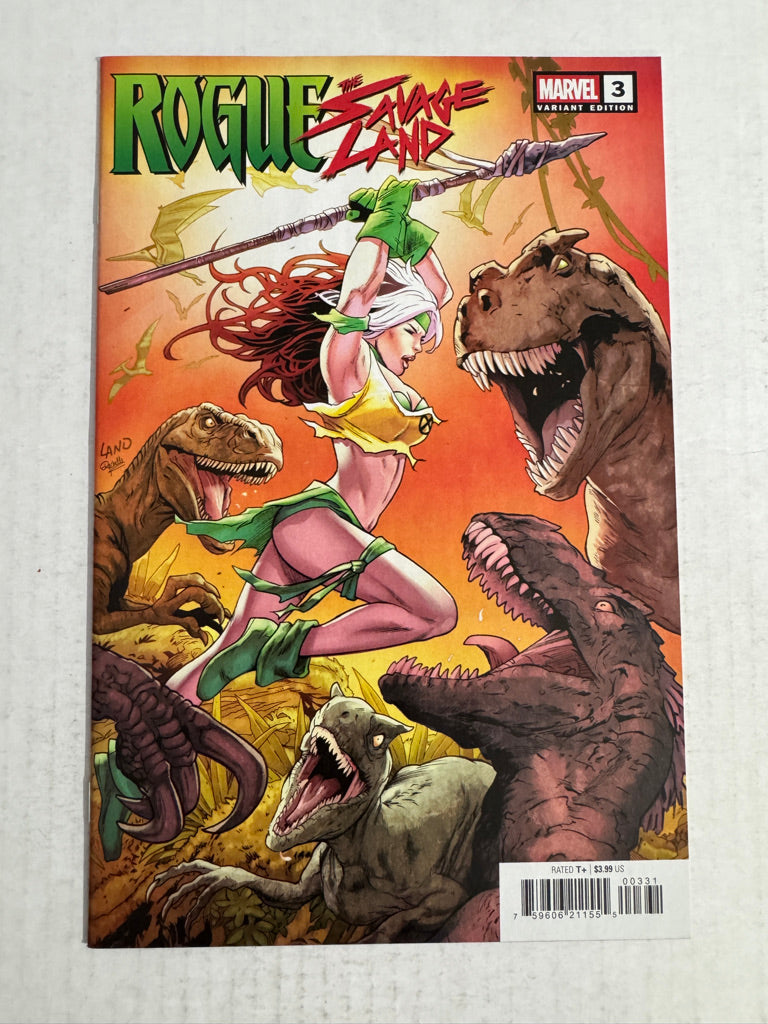 ROGUE SAVAGE LAND #3 NM Greg Land Variant