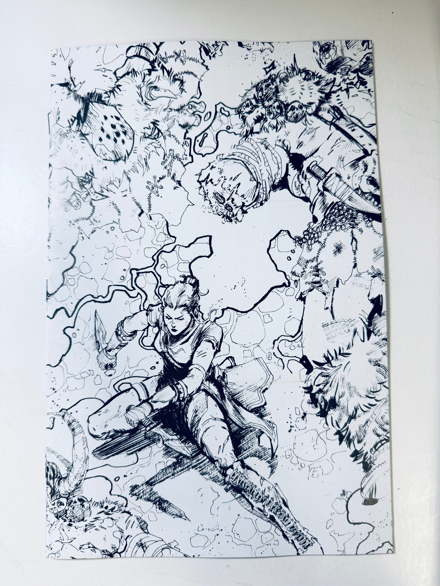 DIABLO: DAWN OF HATRED #2 NM Cover E 1:5 Kelsey Ramsay Black & White Variant