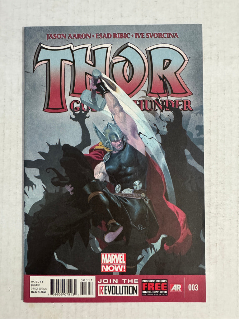 THOR GOD OF THUNDER #3 NM Esad Ribic Cover