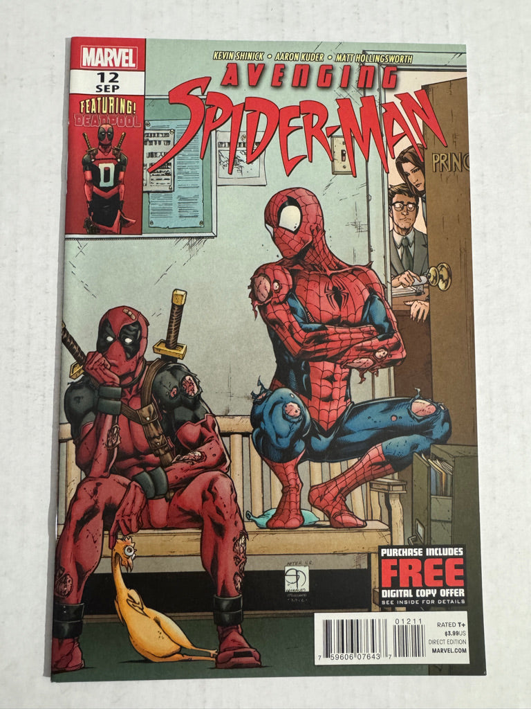 AVENGING SPIDER-MAN #12 NM Shane Davis Cover