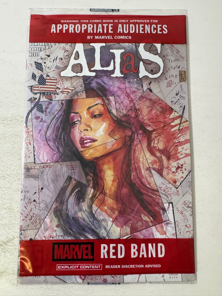 JESSICA JONES: ALIAS #3 NM Sealed Red Band David Mack Cover