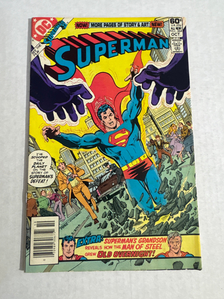 SUPERMAN #364 VG/FN NEWSSTAND