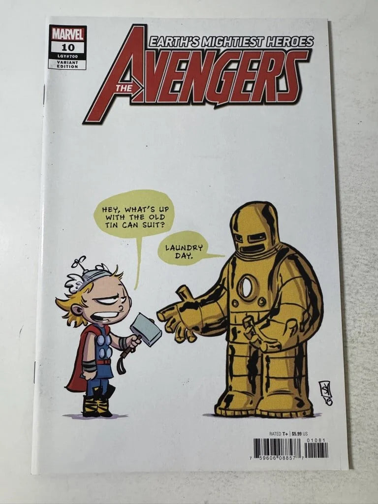 AVENGERS #10 Vol 7 NM- Skottie Young Variant