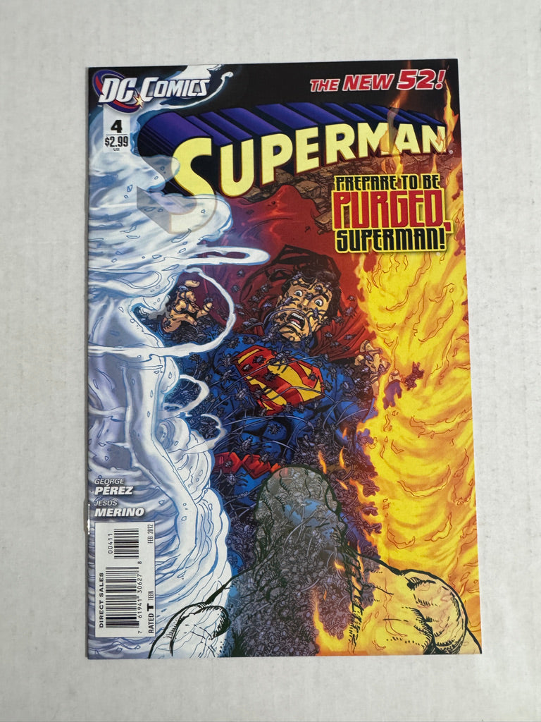 SUPERMAN #4 Vol 3 NM George Perez Cover