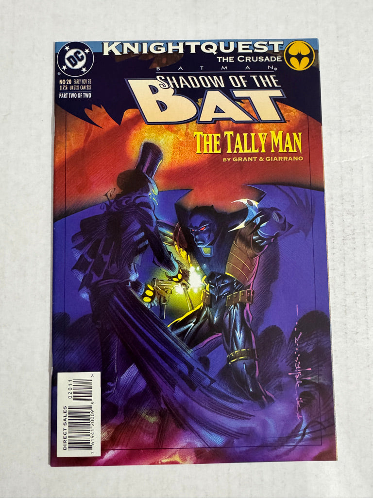 BATMAN SHADOW OF THE BAT #20 NM Brian Stelfreeze Cover