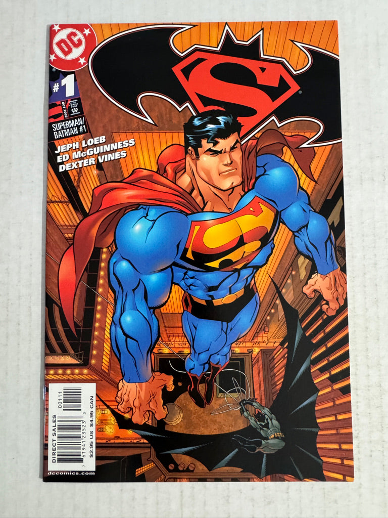 SUPERMAN BATMAN #1 NM- Ed McGuinness Cover
