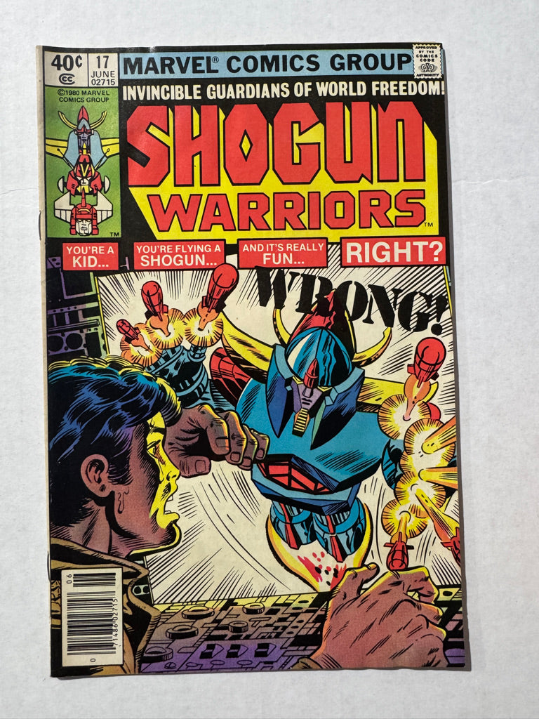 SHOGUN WARRIORS #17 FN- NEWSSTAND
