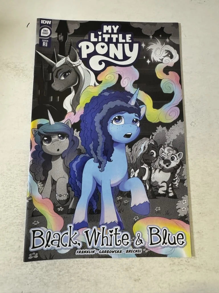 MY LITTLE PONY Black White & Blue NM 1:25 Variant