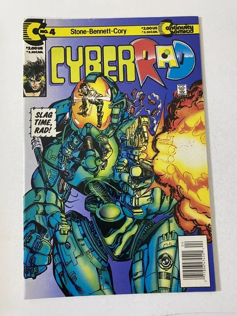 CYBERRAD #4 FN/VF NEWSSTAND Neal Adams Cover