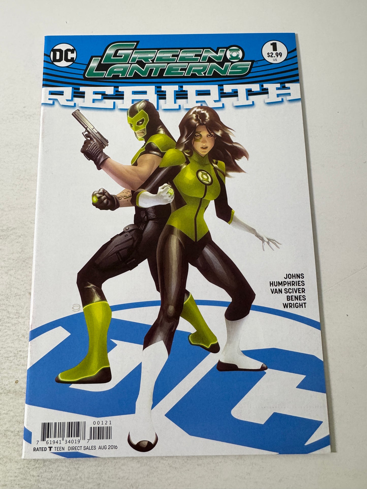 GREEN LANTERNS REBIRTH #1 NM Alex Garner Variant