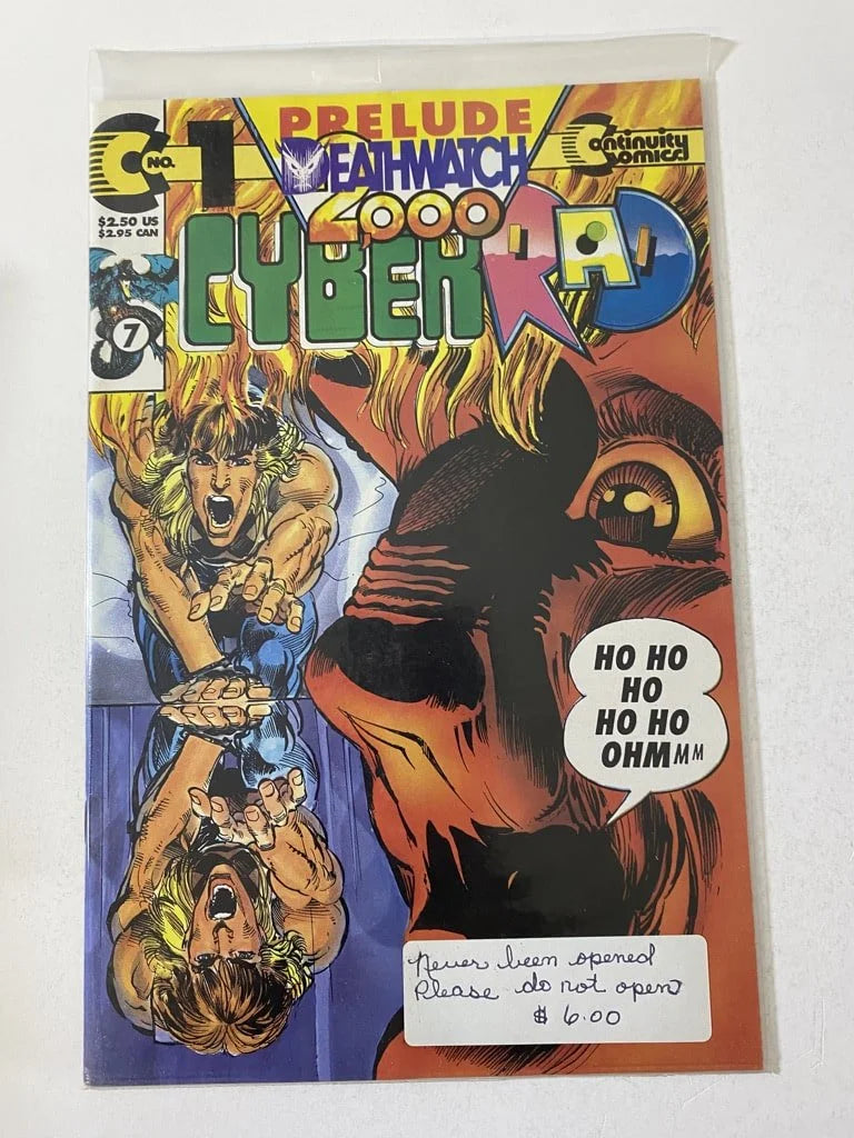 CYBERRAD #1 Sealed Neal Adams Cover (Sticker on Bag)