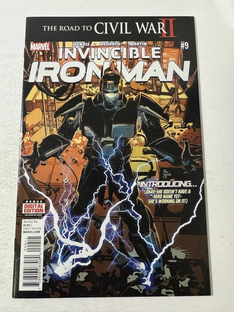 INVINCIBLE IRON MAN #9 Vol 7 NM- 1ST APPEARANCE