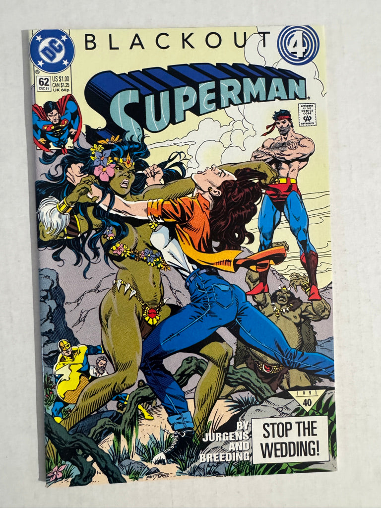 SUPERMAN #62 Vol 2 NM Sonic The Hedgehog Preview