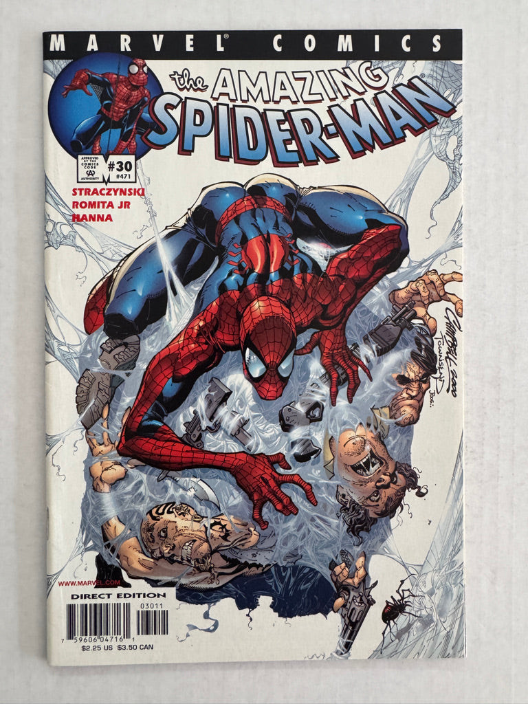 AMAZING SPIDER-MAN #30 Vol 2 NM- J Scott Campbell Cover 1ST APPEARNACE