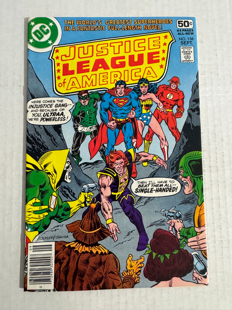 JUSTICE LEAGUE OF AMERICA #158 VF+