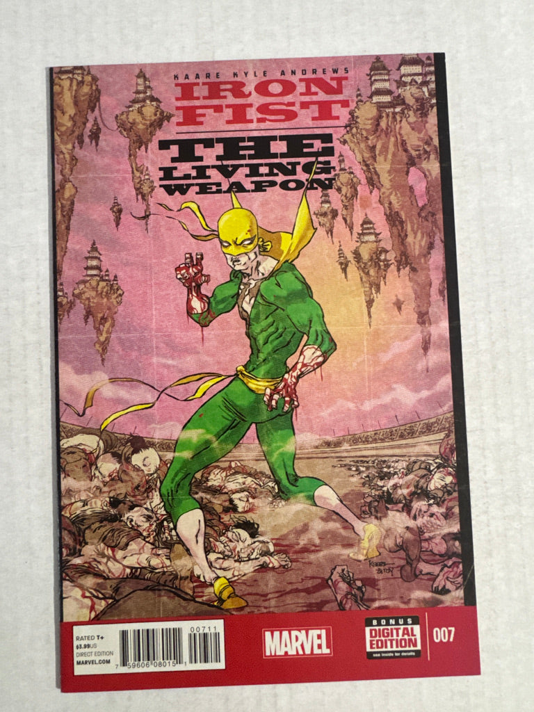 IRON FIST THE LIVING WEAPON #7 NM Kaare Andrews Cover
