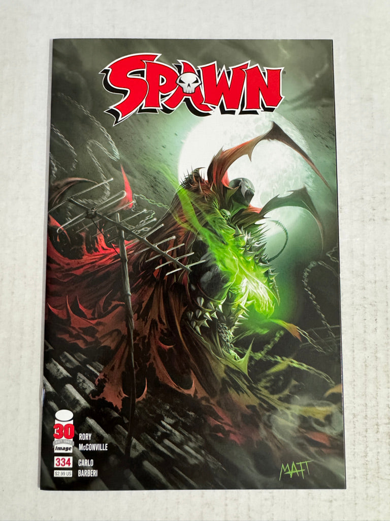SPAWN #334 NM Mattina Cover