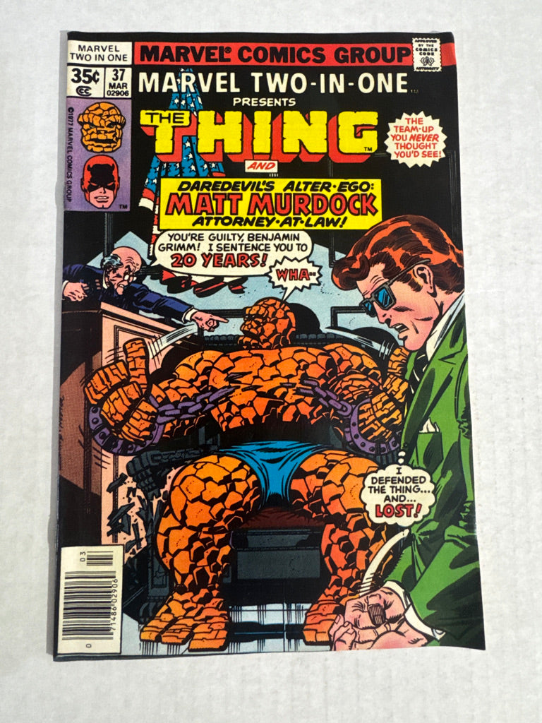 MARVEL TWO-IN-ONE #37 FN+
