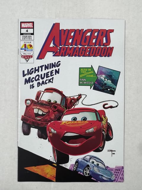 AVENGERS: ARMAGEDDON #4 NM Pixar 40th Edition Variant