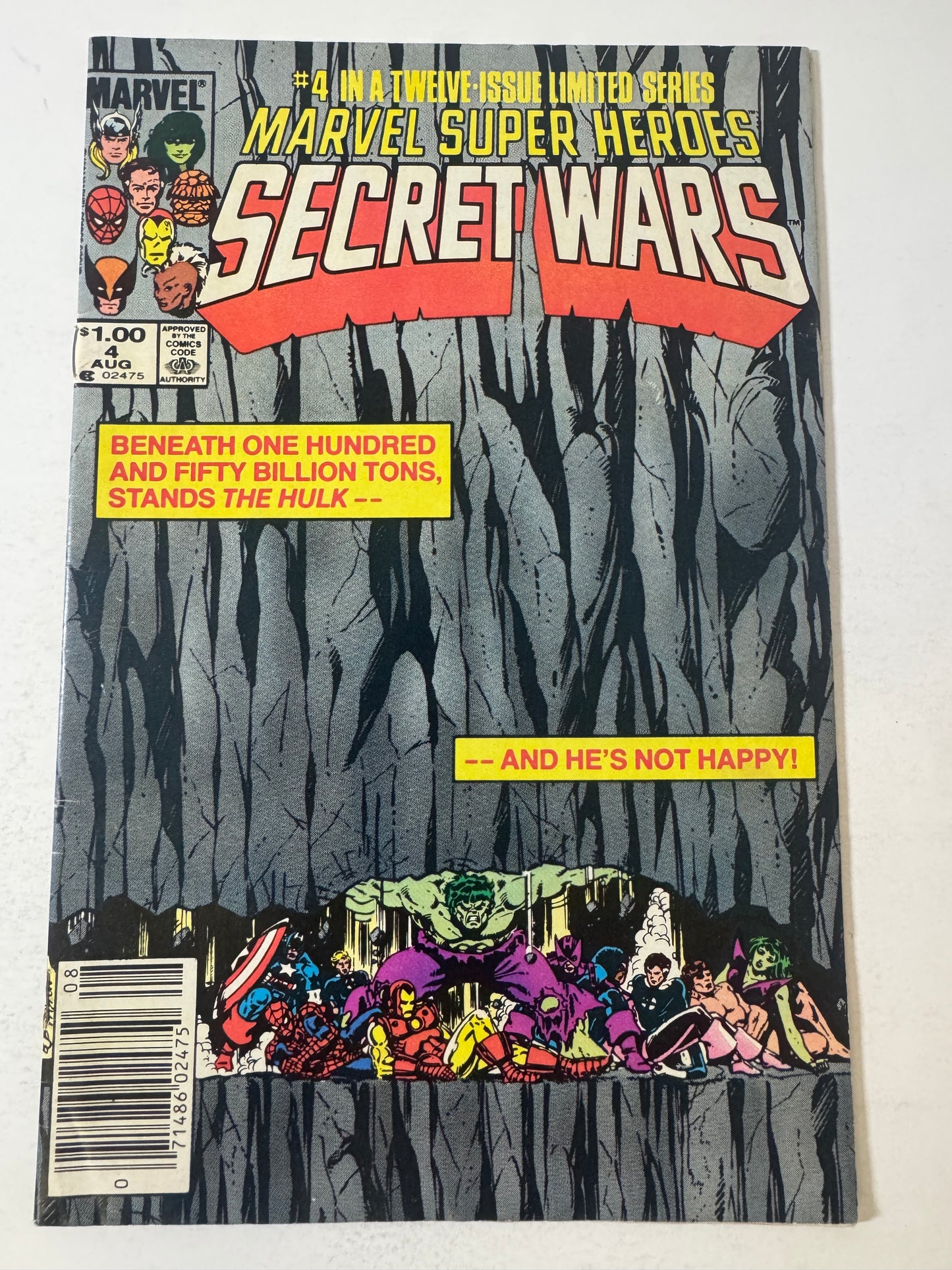 MARVEL SUPER HEROES SECRET WARS #4 VG CANADIAN PRICE VARIANT