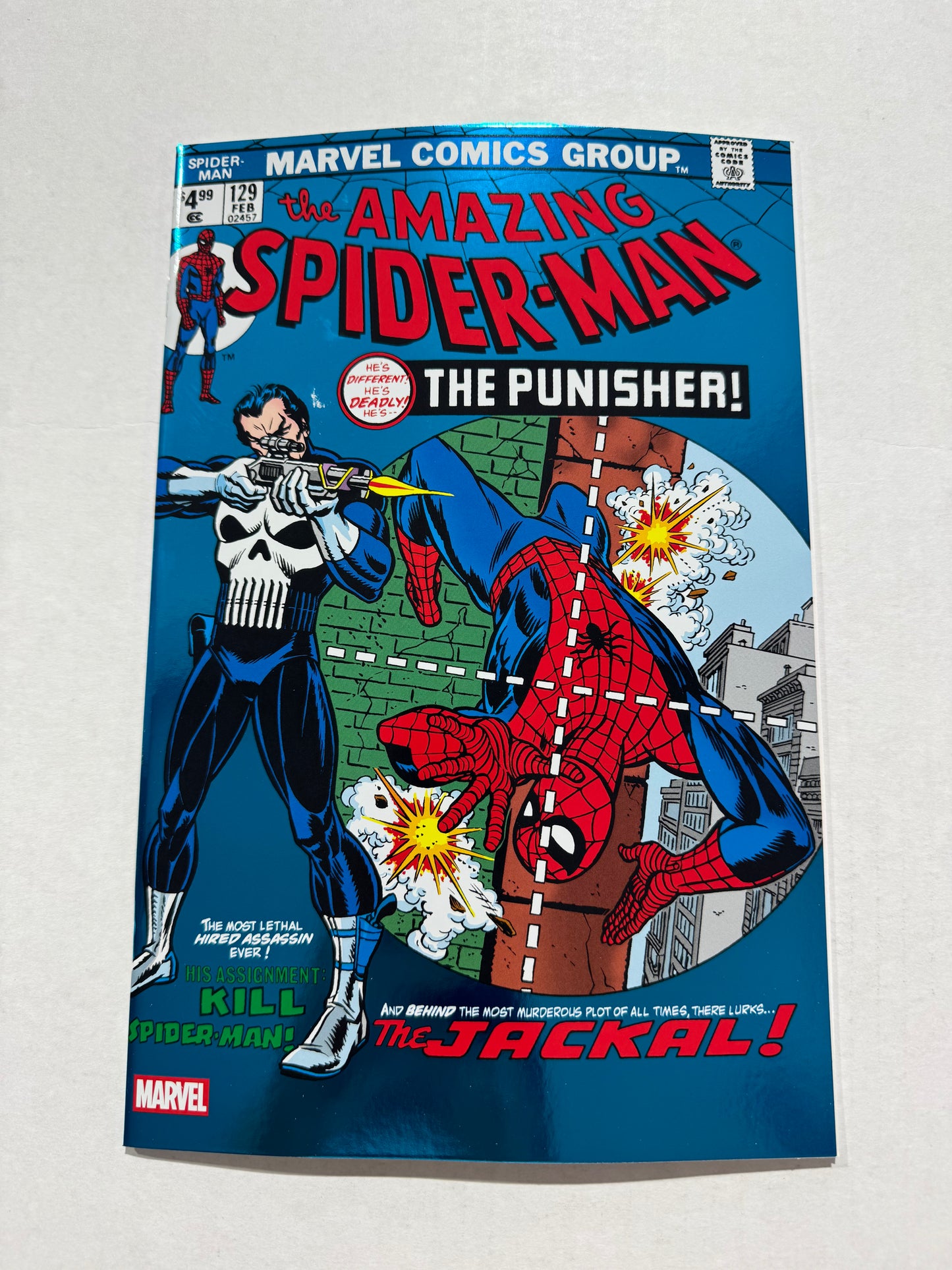 AMAZING SPIDER-MAN #129 NM Foil Facsimile Variant