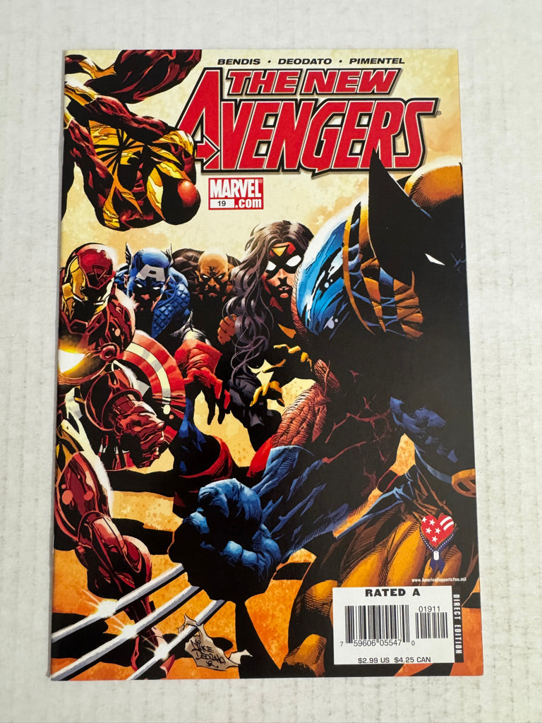 NEW AVENGERS #19 NM Mike Deodato Jr Cover