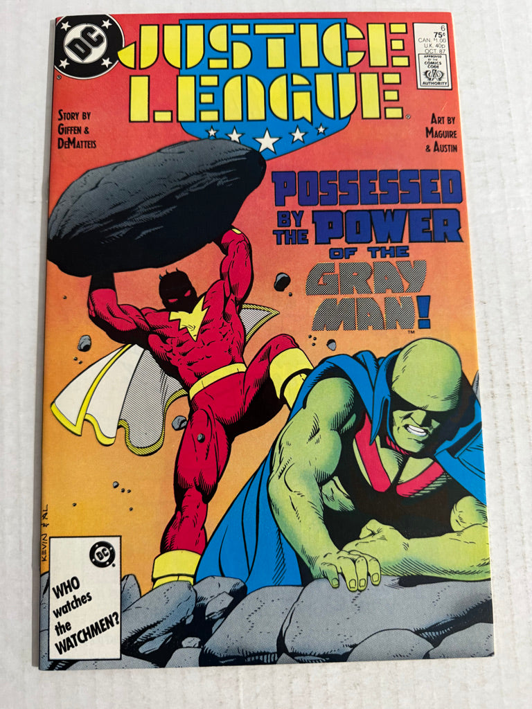 JUSTICE LEAGUE #6 NM Kevin Maguire Cover
