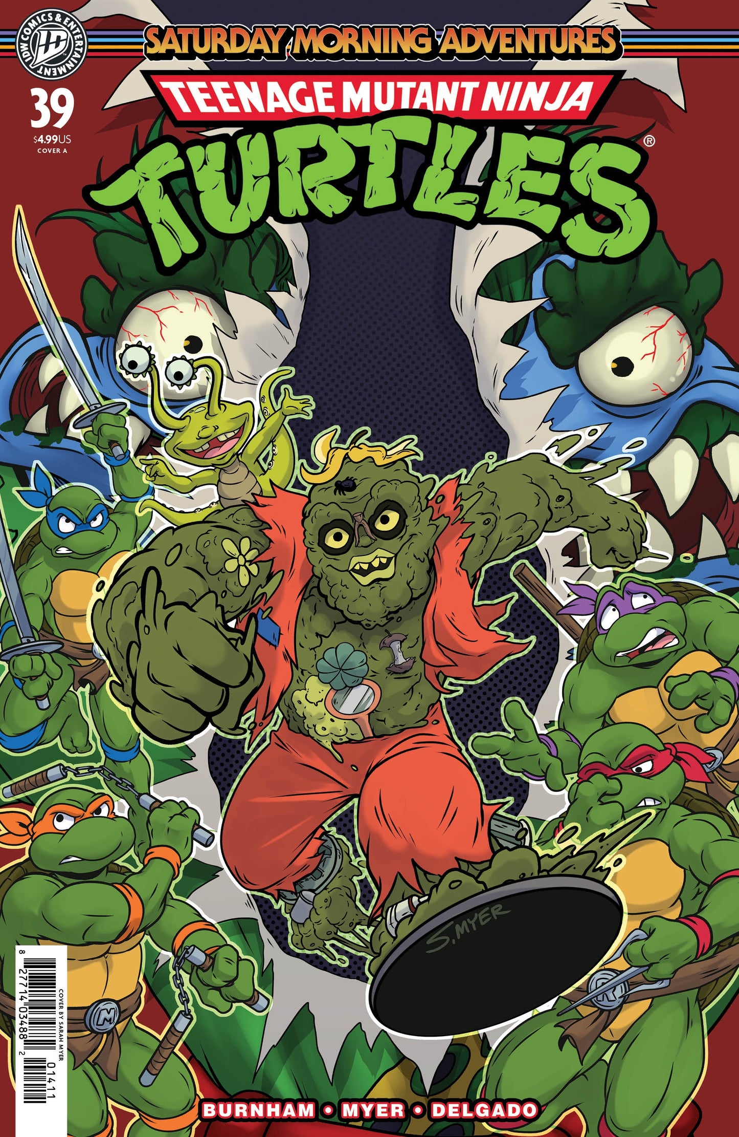 PRE-SALE: Teenage Mutant Ninja Turtles: Saturday Morning Adventures #39 Cover A (Myer)