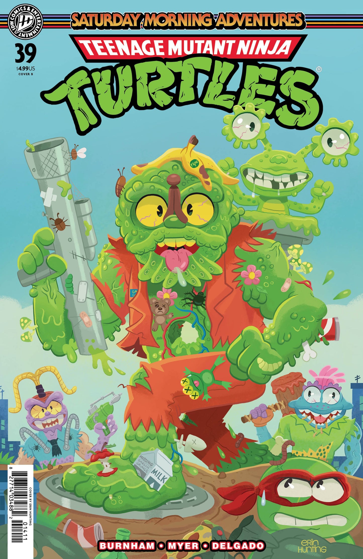 PRE-SALE: Teenage Mutant Ninja Turtles: Saturday Morning Adventures #39 Variant B (Hunting)