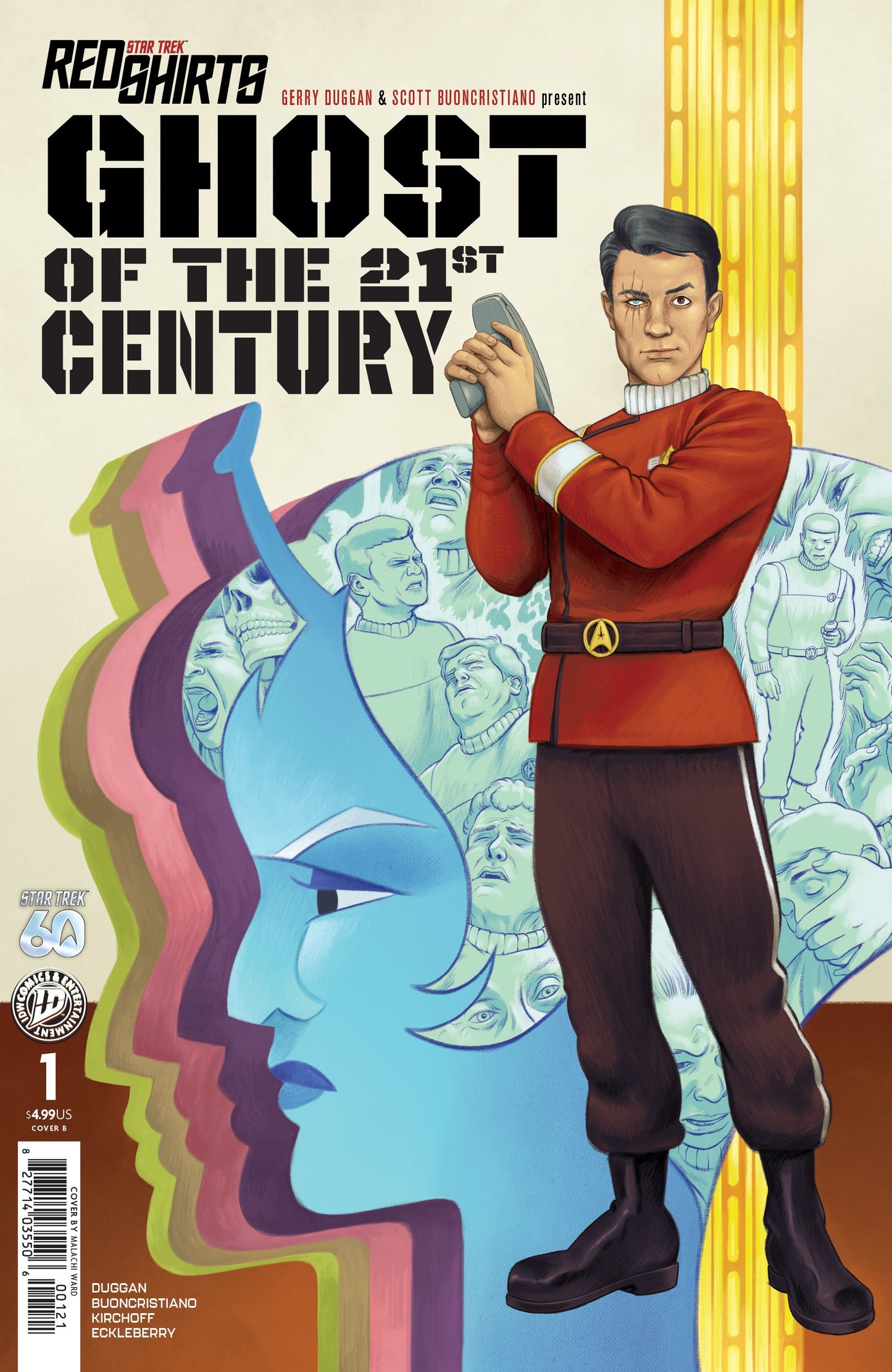 PRE-SALE: Star Trek: Red Shirts--Ghost of the 21st Century #1 Variant B (Ward)