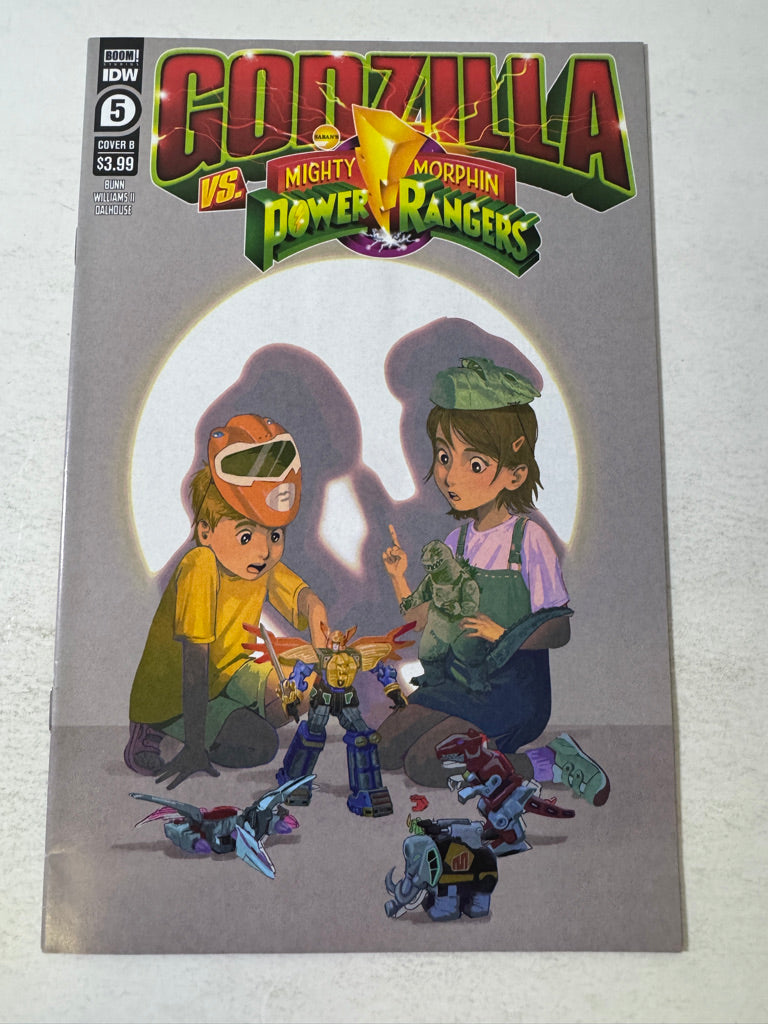 GODZILLA VS MIGHTY MORPHIN POWER RANGERS #5 NM- B Variant