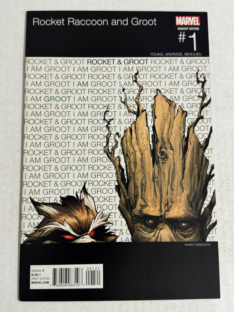 ROCKET RACCOON AND GROOT #1 Khary Randolph Hip Hop Variant